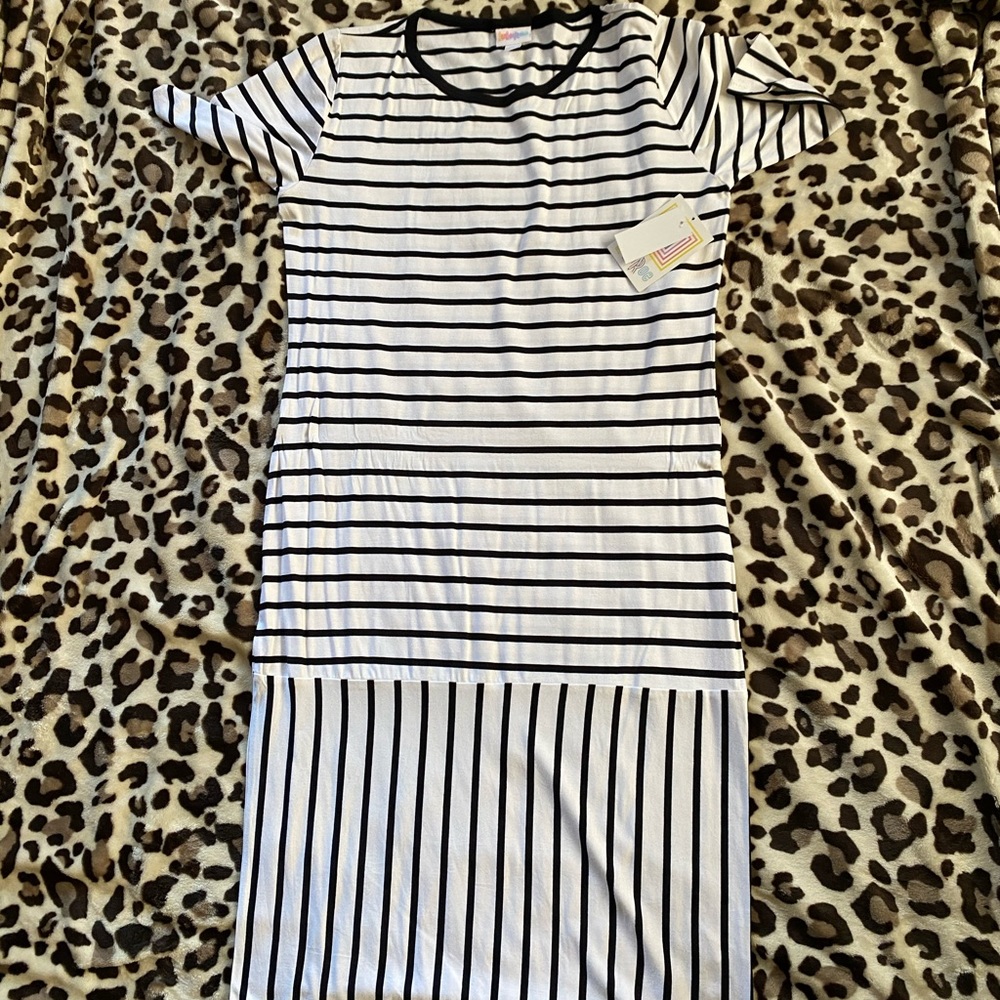 Black and white julia dress
